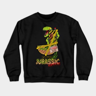 J is for Jurassic Survivor Crewneck Sweatshirt